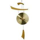 Woodstock Gong Wind Chime Asian Oriental Natural Wood Style Decor FAST 