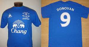 Everton FC Landon Donovan #9 T Shirt Jersey EPL Premier League galaxy 