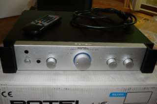 ROTEL RC 1070 Stereo Pre Amp. Preamplifier Silver w/ Remote Excellent 