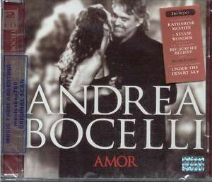 CD + DVD SET ANDREA BOCELLI AMOR SEALED NEW IN SPANISH  