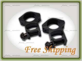 25mm High See Through Weaver Sight Scope Mount Rings  