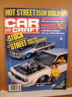 Car Craft Magazine June 1986 Pro Stock to Pro Street  