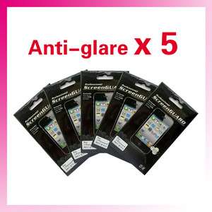 5x Anti glare Matte LCD Front Screen Protector for iPhone 4 4S 4G 4GS 