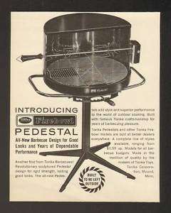 1967 Tonka Firebowl Pedestal Barbecue Grill Print Ad  