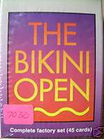 THE BIKINI OPEN Non Sport Trading Cards Factory Set  