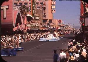 VERY OLD 35mm Color Slide of Helldorado Parade  1956  