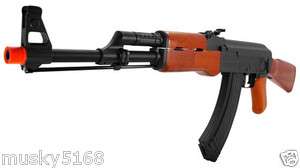 Electric Airsoft Rifle 535 FPS Metal Gear Box Wood Stock Full Auto GUN 