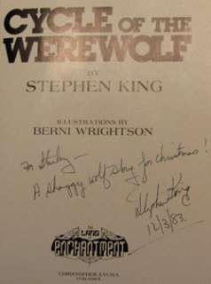 STEPHEN KING   Cycle of the Werewolf   SIGNED LTD ED  
