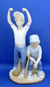   Sebastian Figurine HOME RUN Happy & Sad Boys Blue White 9 Great Faces