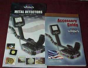 Whites Metal Detectors Booklet One is a Model Guide & One is a 