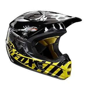  2011 Fox V2 Moto Circus Motocross Helmet Sports 