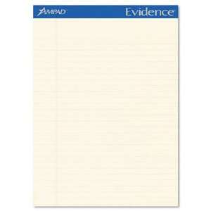  Ampad  Evidence Pastels Pads, Lgl/Wide Rule, Ltr, Ivory 