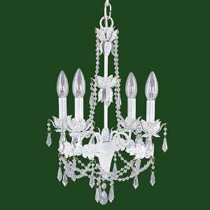  Athena Collection 4 Light 20ö White Chandelier 8184 60 