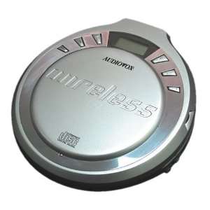  Audiovox CE180W Slim Line Portable CD Player with Wireless 