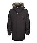 more options bench mens decay hooded fur trim parker jacket charcoal 