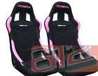 COBRA monaco pro bucket race seats pink FIA audi a3