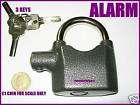 PADLOCK ALARM PAD LOCK BIKE SHED CHAIN DETECTS MOVEMENT