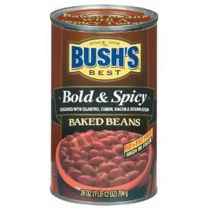 Bushs Best Baked Beans Bold & Spicy   12 Pack  Grocery 