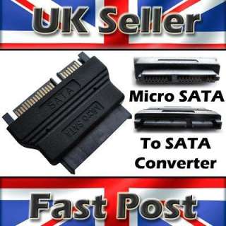 Micro SATA to 2.5 S ATA Converter Adaptor for HD / SSD  