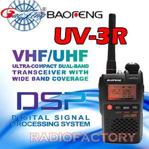 BAOFENG UV 3R Dual Band VHF/UHF 2 Way Radio  
