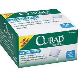  CURAD Alcohol Swabs (1 x 1) (Pack of 15) Health 