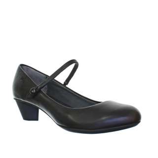 WOMENS CAMPER KIM PASAN BLACK MARY JANE LADIES LEATHER COURT SHOES 