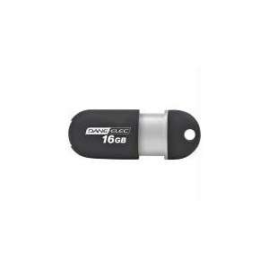  16GB Capless USB 2.0 Flash Drive   Gray/Silver