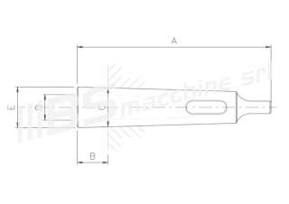 BUSSOLA DI RIDUZIONE DA CONO MORSE 4 A 3 CM4 CM3  