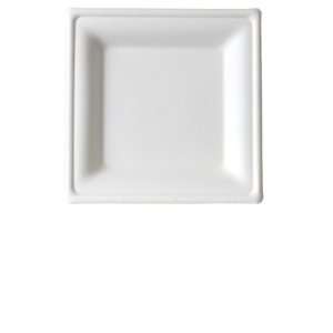 Eco Products EP P021 Small Square Renewable Sugarcane Plate, 6 Length 