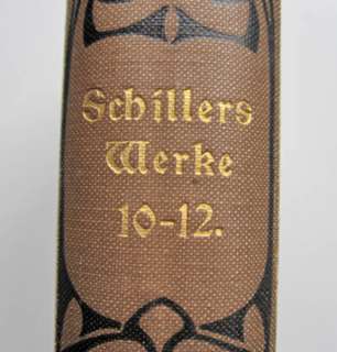 Schillers Werke Band 10 12. Max Hesses Verlag um 1900 in Niedersachsen 