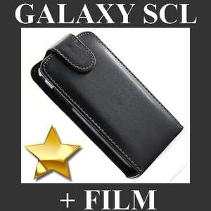   HOUSSE COQUE ETUI CUIR SAMSUNG GALAXY S SCL i9003 +Film