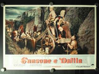 Sansone e Dalila   De Mille, Lamarr 1954   Fotobusta 2  