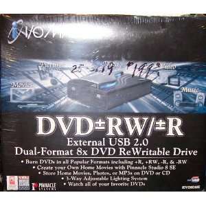  I/OMagic External USB 2.0 8x DVD+/ RW Dual Format Drive 
