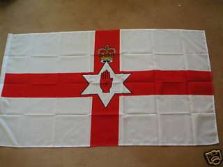 NORTHERN IRELAND RED HAND FLAG FLAGS 5X3 BRAND NEW  