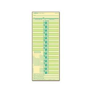  Time Card for Lathem, Bi Weekly, Two Sided, 3 1/2 x 9, 500 