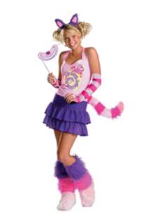 Teen Girls Cheshire Cat  Cheap Fairytale Halloween Costume for Teen 