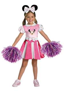   Mickey/Minnie Mouse Costumes Girls Minnie Mouse Cheerleader Costume