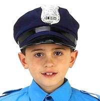 Child Jr. Police Cap   Police Officer Costume Accessories