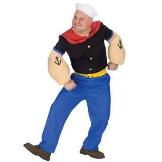 Popeye Plus Adult Costume, 61424 