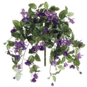 20 Silk Fuchsia Hanging Flower Bush  Lavender/Purple (case of 6 
