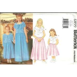  Childrens/Girls Cardigan, Top & Skirt (Butterick Sewing Pattern 