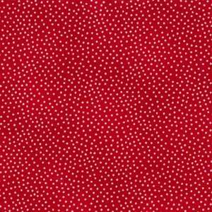   Pindot by Michael Miller Fabrics Cherry Red Arts, Crafts & Sewing