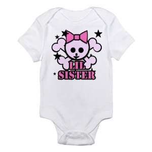   Crossbones Little Sister Baby Onesie Shirt   Size 12 18 Months Baby