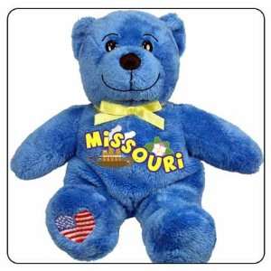    Missouri Symbolz Plush Blue Bear Stuffed Animal Toys & Games