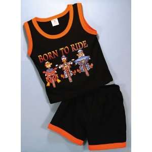  Born To Ride Tank Set   Infant Baby