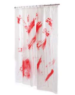 Bloody Shower Curtain in Decorations Props & Accessories 