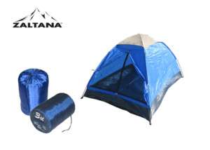 Person Camping Tent with 2piece Sleeping bag (3LB)  