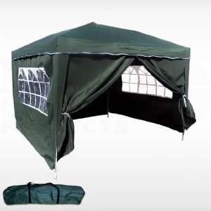  Ez Canopy Pop up Tent Canopy 10 X 10 Green Gazebo with 4 