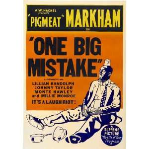    One Big Mistake (1940) 27 x 40 Movie Poster Style A