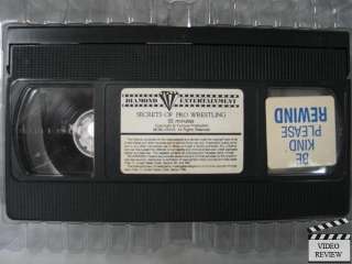Secrets of Pro Wrestling VHS (1987)  